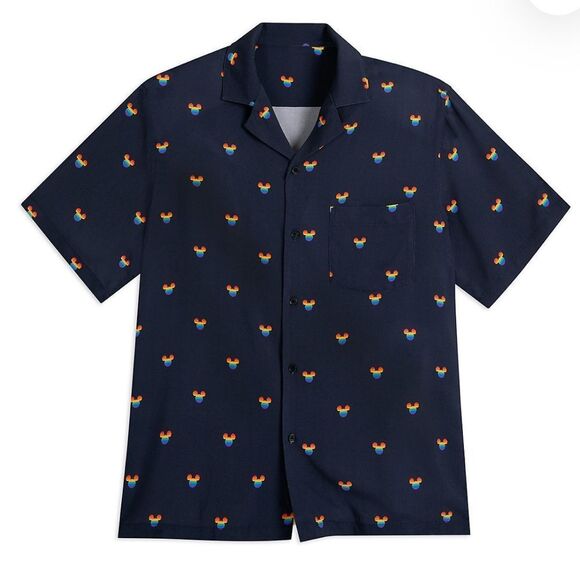 Mickey Mouse Icon Woven Shirt– Disney Pride Collection - Picture 1 of 3